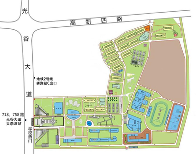 武汉软件工程职业学院考点乘车路线图